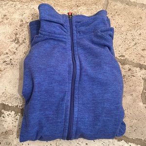 Blue with hints of coral. Xo size m